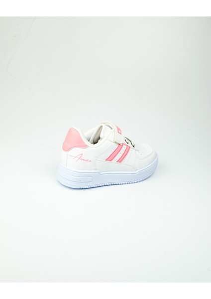 905 Beyaz Pembe Çocuk Sneaker
