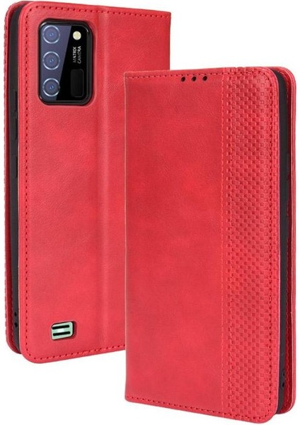 Oukitel C25 Manyetik Kapatma Pu Deri Cüzdan Için Kılıf (Yurt Dışından)