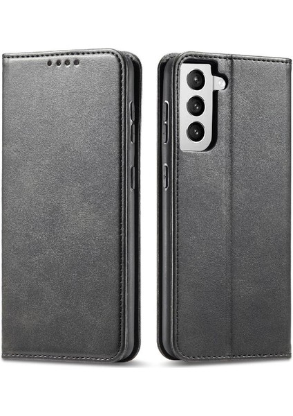 Samsung Galaxy S21 Artı Deri Kart Sahibinin ile Folio Flip Case (Yurt Dışından)