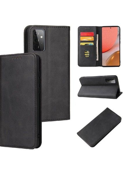 Samsung Galaxy A73 5g Tam Koruma Deri Folio Flip Case (Yurt Dışından)
