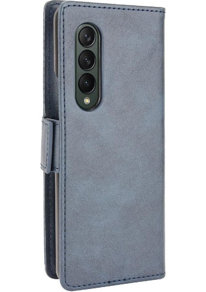 Samsung Galaxy Z Için Kılıf Fold 3 5g Manyetik Kapatma Pu Deri Cüzdan (Yurt Dışından) modelleri