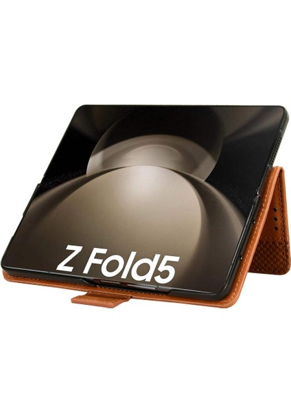 Samsung Galaxy Z Için Kılıf Fold 5 5g Pu Deri Manyetik Kapatma Cüzdan (Yurt Dışından) modelleri