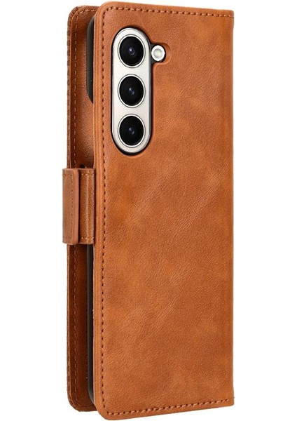 Samsung Galaxy Z Için Kılıf Fold 5 5g Pu Deri Manyetik Kapatma Cüzdan (Yurt Dışından) fırsatları