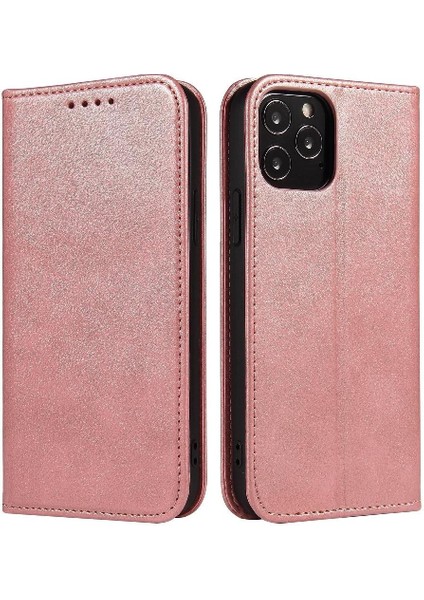 Kart Tutucu Kickstand Manyetik Karbon Kart ile iphone 12 Pro Max Için Kılıf (Yurt Dışından)
