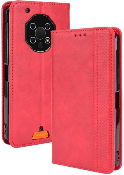 Oukitel WP13 5g Cüzdan Manyetik Kapatma Pu Deri Için Kılıf (Yurt Dışından)