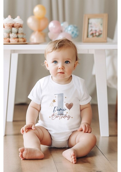 1 Yaş Doğum Günü Bebek Body