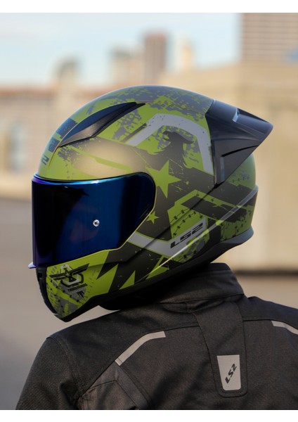 Rapıd 2 Race Thunder Bırds Mat Yeşil-Siyah-Gri Kask fiyatları