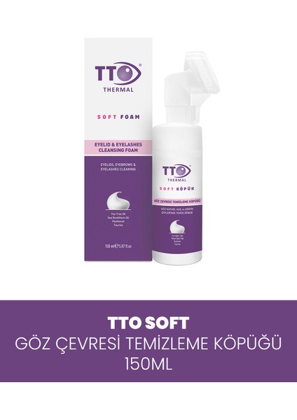 Tto Soft Göz Çevresi Temizleme Köpüğü 150 ml (Aplikatörlü)