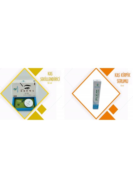 | Kaş Şekillendirici Wax 50ML & Kaş Kirpik Serumu