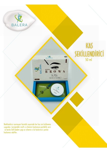 | Kaş Şekillendirici Wax 50ML & Kaş Kirpik Serumu modelleri