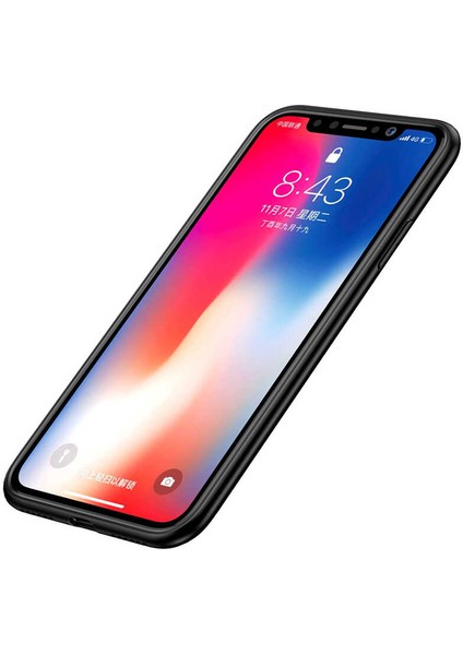 iPhone Xs Max 6.5 - Uyumlu Bls Store Hom Silikon-Siyah