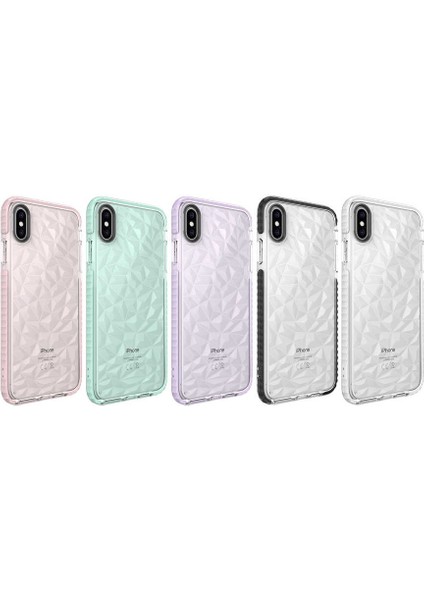 iPhone Xs 5.8 - Uyumlu Cepdesin Buzz Kapak-Yeşil