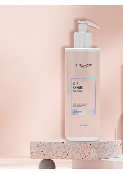 Bond Repair Restorative Aşırı Yıpranmış Saçlar Için Onarıcı Saç Kremi 400 ml Lev