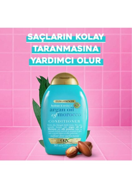 Extra Güçlü Nemlendirici ve Canlandırıcı Argan Oil Of Morocco Sülfatsız Bakım Kremi 385 ml