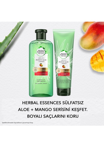 Aloe Gücü ve Mango Sülfatsız Saç Bakım Kremi 275 ml indirimleri