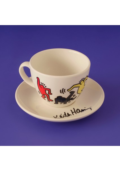 Bella Maison Keith Haring Colored 2'li Çay Fincan Seti (220 Cc)