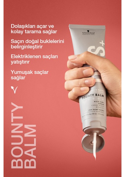 Bounty Balm Bukle Kremi 150ML x 2 Adet | Saçın Doğal Buklelerini Belirginleştirir, Kolay Taram