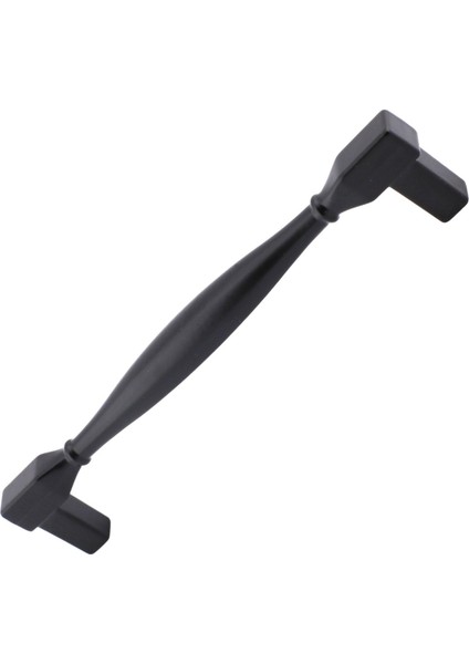 Kare Kulp Mobilya Mutfak Dolabı Çekmece Dolap Kulpları Kapak Kulpu Kulbu Siyah 96 mm Metal