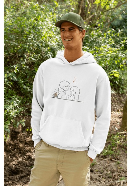 Romantik Sevgili/çift/arkadaşlık 2'li Kapşonlu Sweatshirt Seti modelleri