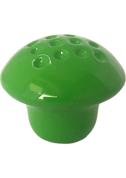 Yeşil Noktalı Mantar Düğme Kulp Çocuk Bebek Mobilya Çekmece Dolap Kapak Kulbu Metal Kulp Aksesuarları Vidalı