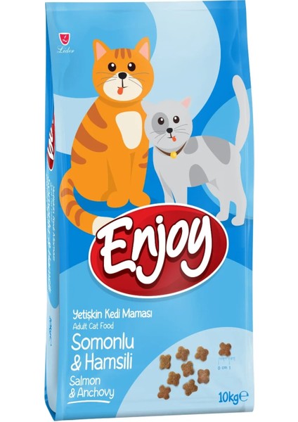 Somonlu Hamsili Yetişkin Kedi Maması 10 kg