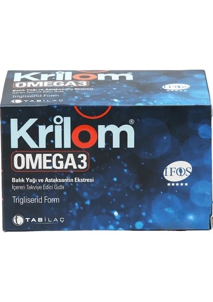 Tab İlaç Krilom Omega3 Balık Yağı 30 Kapsül