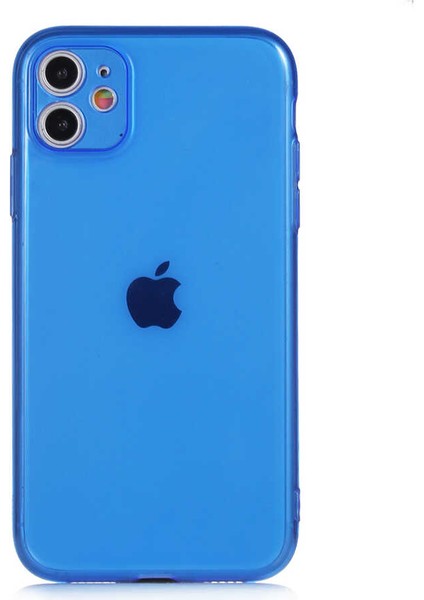 Apple iPhone 11 - Uyumlu Cepdesin Mun Silikon-Lacivert