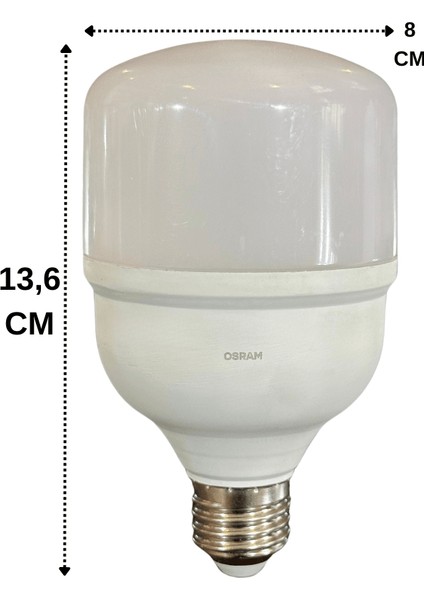 18W (96W) 3000K (Sarı Işık) E27 Duylu LED Torch Ampul