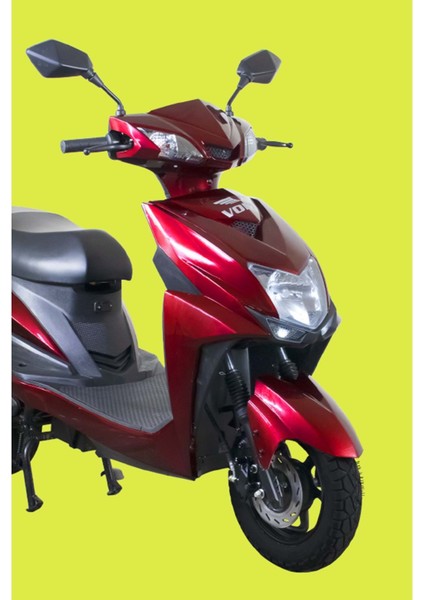 Vs1 Elektrikli Moped 5 Akülü Kırmızı