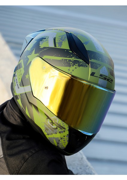 Rapıd 2 Race Thunder Bırds Mat Yeşil-Siyah-Gri Kask