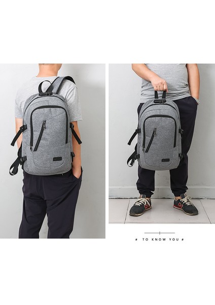 Öğrenci Sırt Çantası USB Şarj Okul Çantası Genç Sırt Çantası Açık Seyahat Erkek ve Kadın Gelgit (Yurt Dışından) modelleri