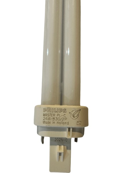 26W 830 3000K (Sarı Işık) 2pinli G24D-3 Duylu Plc Ampul (8 Adet)