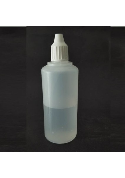 1 Adet 30 Ml Hdpe Polietilen Aseton Mürekkep Kolonya Dezenfektan Likit Şişesi