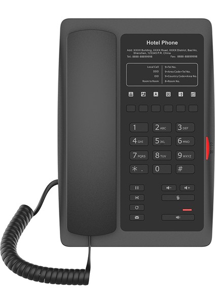 H3 Otel Tipi IP Masaüstü Telefon (PoE) fiyatları
