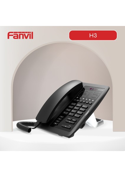 H3 Otel Tipi IP Masaüstü Telefon (PoE)