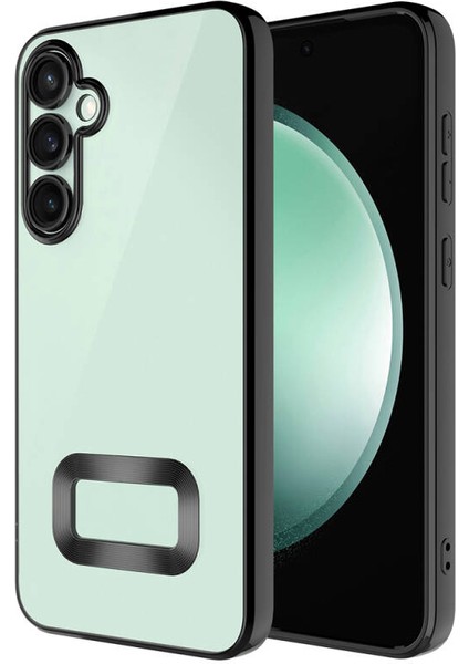 Samsung Galaxy A05S Kılıf Logo Gösteren Kamera Korumalı Silikon Siyah