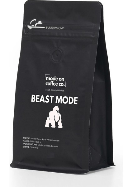 Beast Mode Çekirdek Kahve - Mode On Coffee Co.