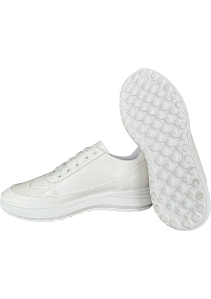 Bağcıklı Kadın Spor Sneaker Ayakkabı Beyaz modelleri