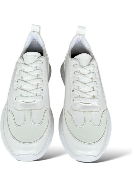 Bağcıklı Kadın Spor Sneaker Ayakkabı Beyaz fırsatları