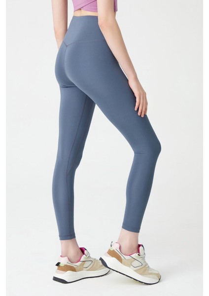 Yüksek Bel Kışlık Içi Polarlı Spor Tayt Fleece