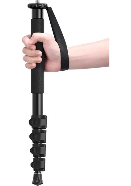 TB12 155 cm Kamera Taşınabilir Alüminyum Monopod indirimleri