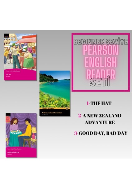 A New Zealand Adventure - The Hat - Good Day, Bad Day (BEGINNER Seviye İngilizce Hikaye Seti 3 Kitap)