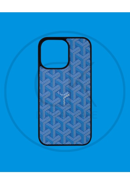 Mavi Desenli Telefon Kılıfı - DK160 - iPhone 14 Promax