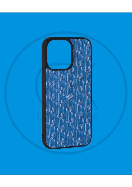 Mavi Desenli Telefon Kılıfı - DK160 - iPhone 14 Promax modelleri