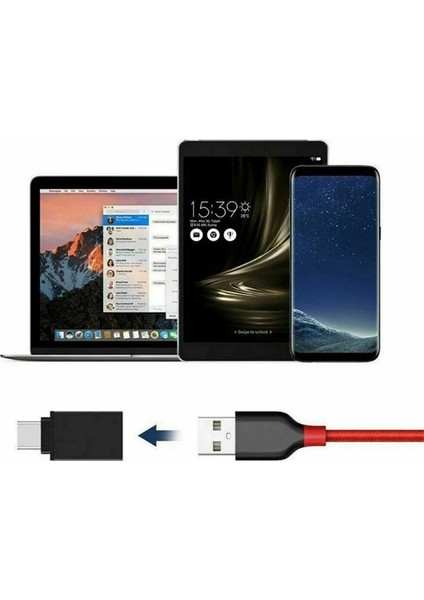 Type-C To USB 3.0 (Yüksek Hızlı) Veri Aktarımı Otg Çevirici Dönüştürücü Adaptör