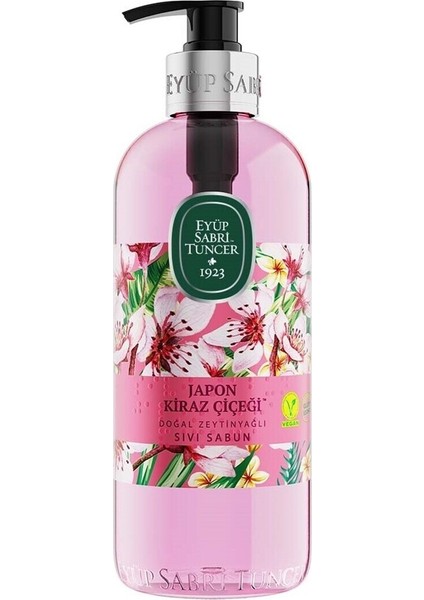 Doğal Zeytinyağlı Sıvı Sabun 500 ml Okyanus + Japon Kiraz Çiçeği + Amber modelleri