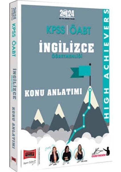2024 ÖABT İngilizce Öğretmenliği High Achievers Konu Anlatımı