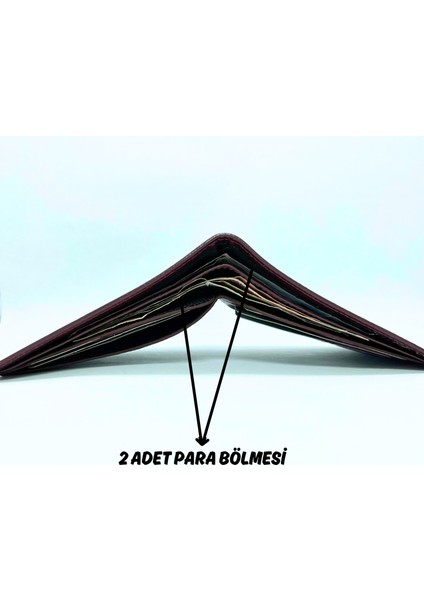 Deri Cüzdan Nirvana Model Bordo