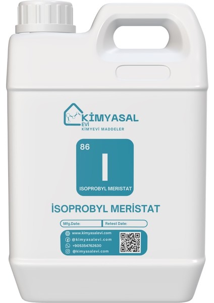 Kimyasal Evi 086 Isoprpbyl Meristat Isoprobyl Merıstat 5 kg