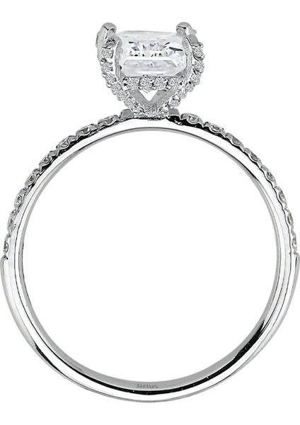 Pırlanta ve Beyaz Topaz Venüs Jasmine Yüzük 0447R0072 modelleri